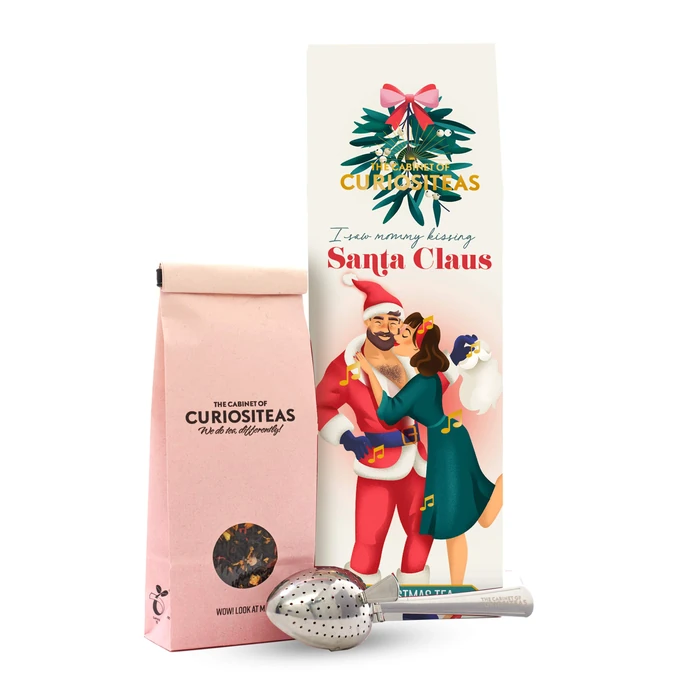The Cabinet of CURIOSITEAS / Vánoční ovocný čaj I saw Mommy kissing Santa Claus 70 g + sítko