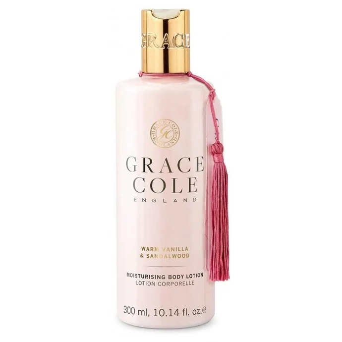 Grace Cole / Tělové mléko Warm Vanilla & Sandalwood 300ml