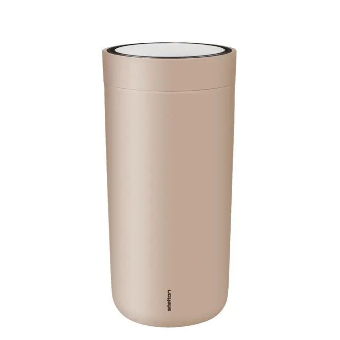 Stelton / Cestovní hrnek To Go Click Steel Matt Nude 200 ml