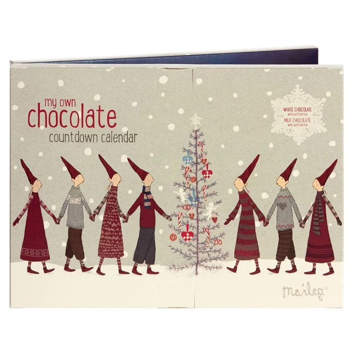 Maileg / Adventný čokoládový otvárací kalenár Pixie