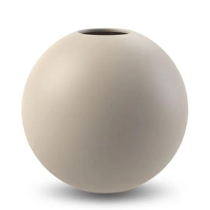 COOEE Design / Kulatá váza Ball Sand 20 cm