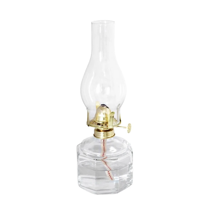 Strömshaga / Skleněná petrolejová lampa Maj 28 cm