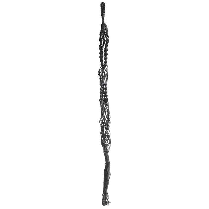 Ib Laursen / Jutový závěs na květináč Black
