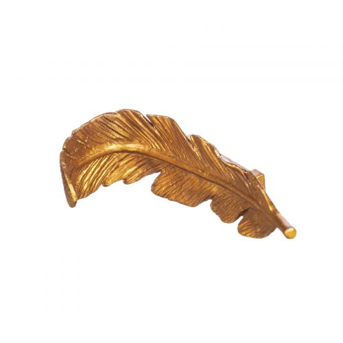 sass & belle / Kovový háčik Gold Feather