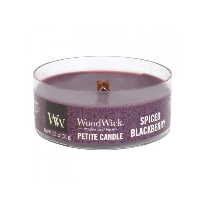 WoodWick / Vonná svíčka WoodWick Petite - Spiced Blackberry 31 g