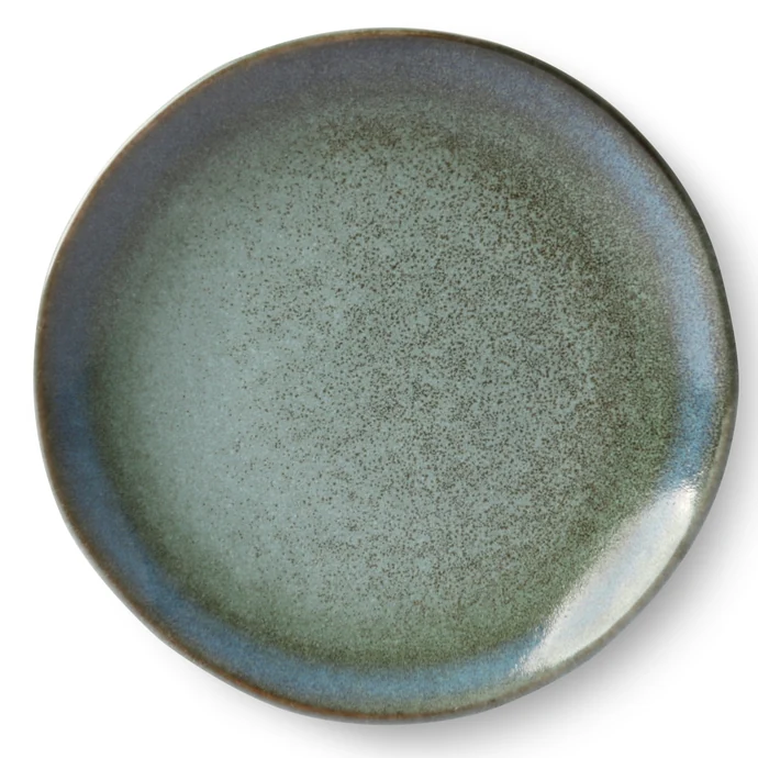 HK living / Keramický talíř 70's Moss 17,5 cm