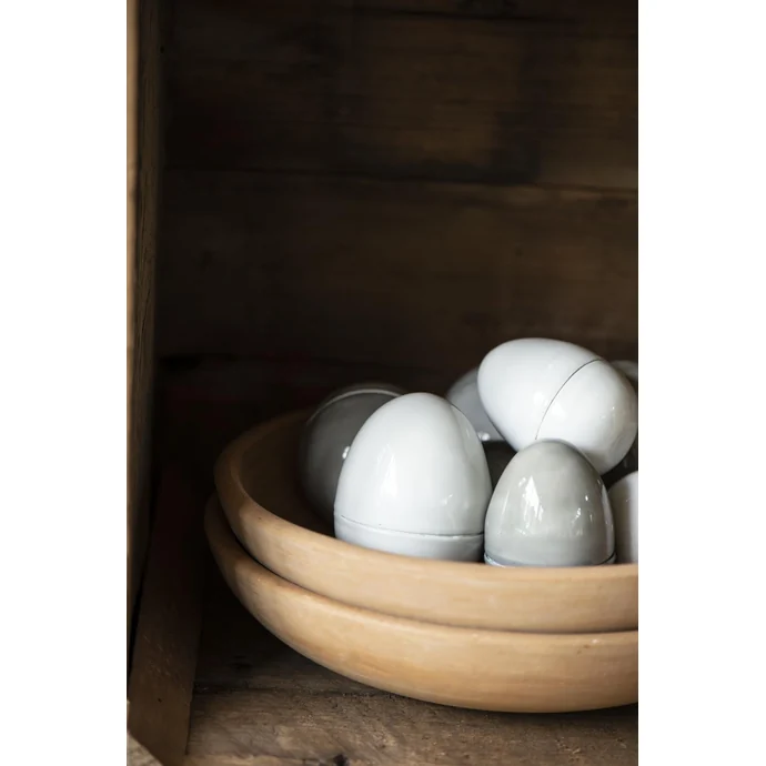 Ib Laursen / Dekorativní kovové vajíčko Grey Egg