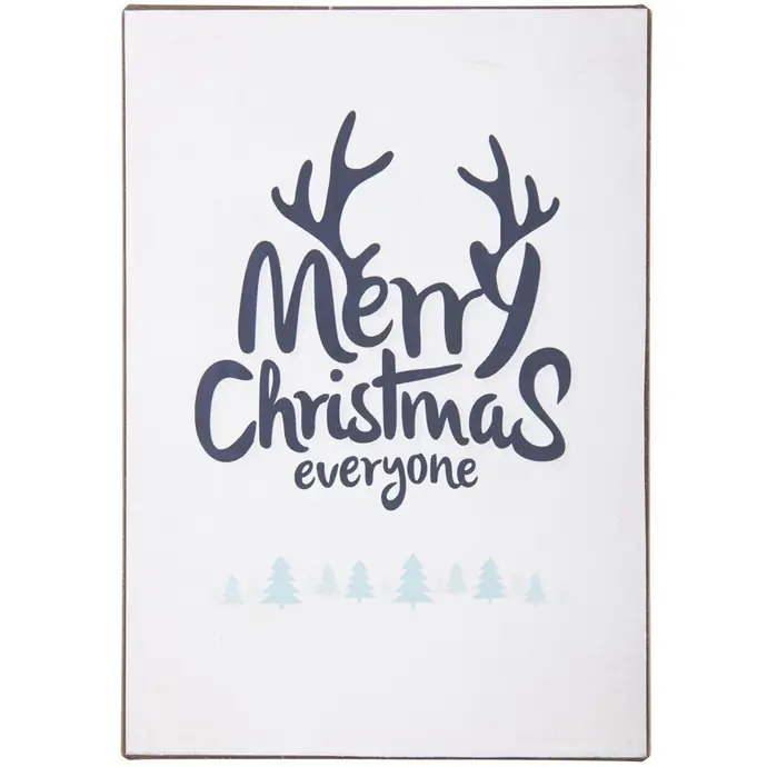 Ib Laursen / Plechová cedule Merry Christmas Everyone