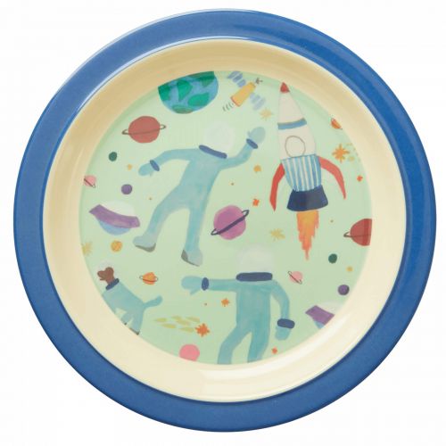 rice / Melaminový talíř Space Print 22,5 cm