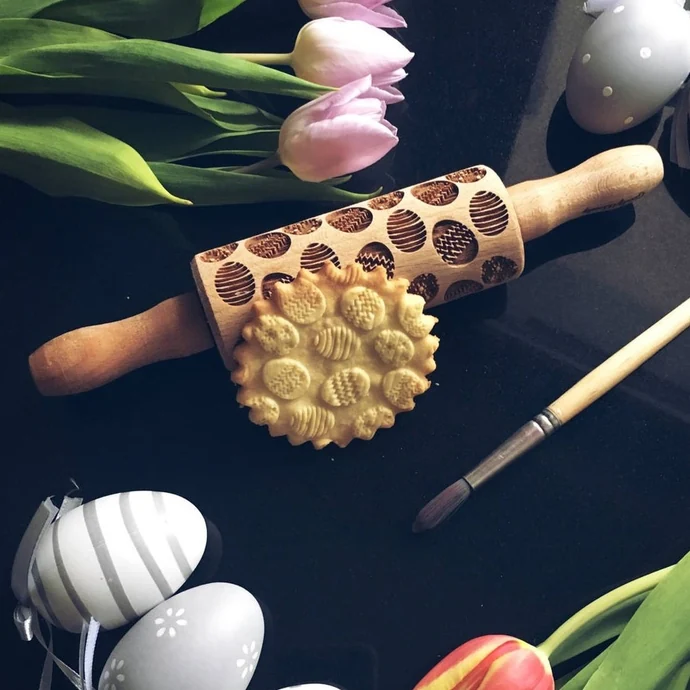 Goody Woody / Veľkonočný embosovaný valček na cesto Easter Eggs - malý