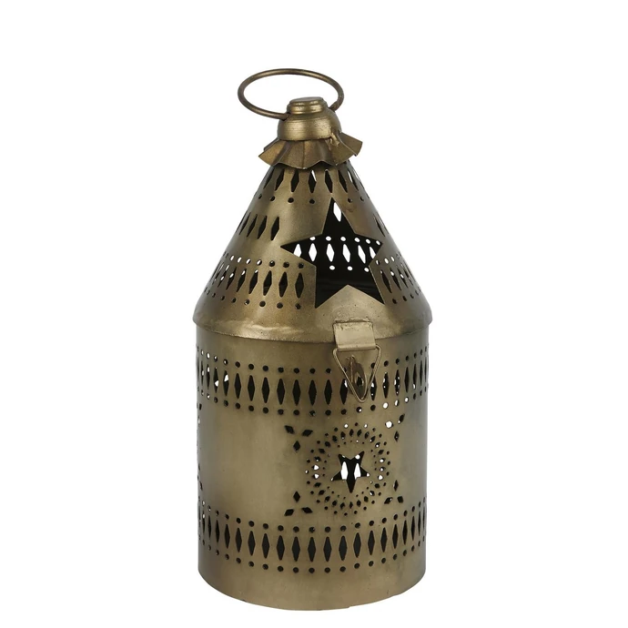 Ib Laursen / Kovový lampáš Brass Stars 23 cm