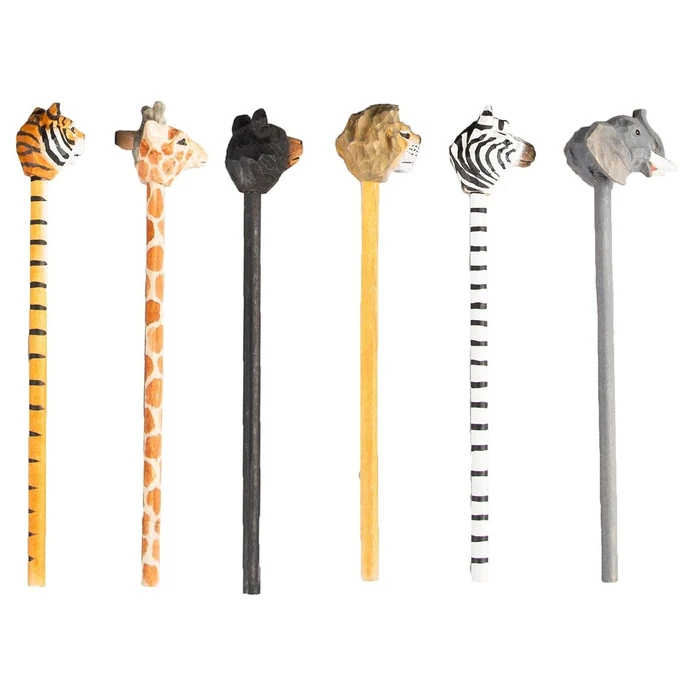 sass & belle / Drevená ceruzka Safari Animals