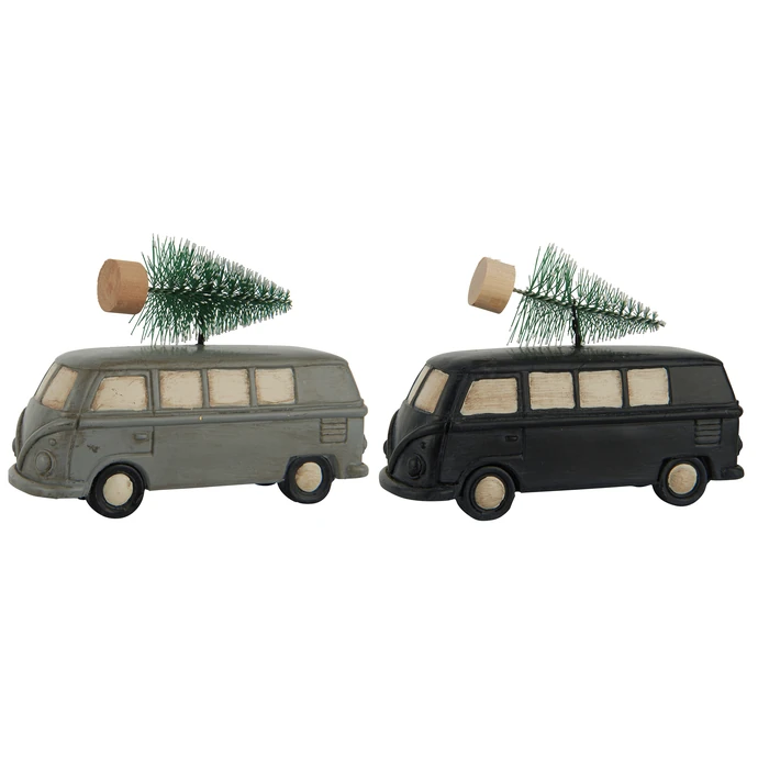 IB LAURSEN / Vianočné autíčko so stromčekom Volkswagen - väčšie