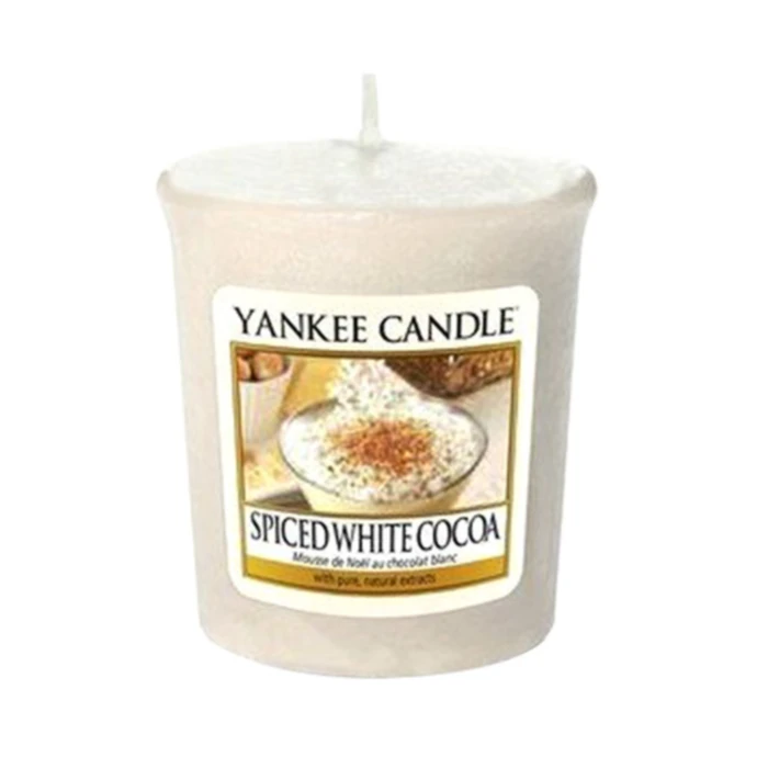 Yankee Candle / Votívna sviečka Yankee Candle - Spiced White Cocoa