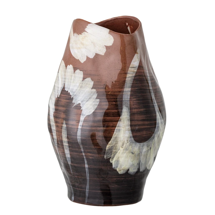 Bloomingville / Kameninová váza Obsa Brown 30cm