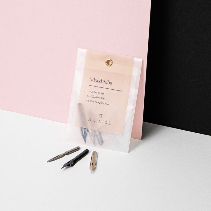 À L'AISE / Hrot do kaligrafického pera Mixed Nibs - set 3 ks