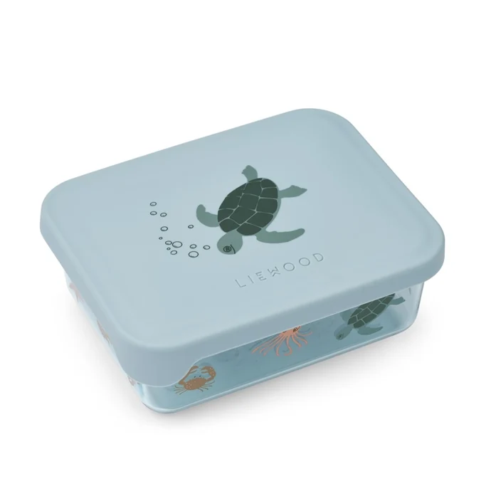 LIEWOOD / Svačinový box Arthur Tritan Sea Creature Sandy 400 ml