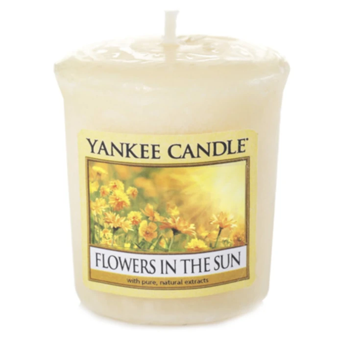 Yankee Candle / Votívna sviečka Yankee Candle - Kvetiny na slnku