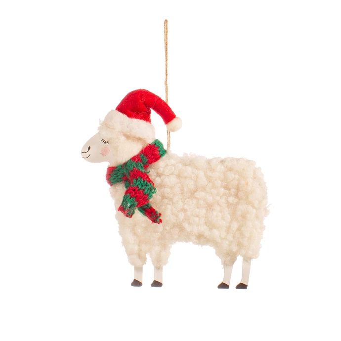 sass & belle / Vánoční ozdoba Sheep Red Hat