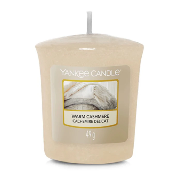 Yankee Candle / Votívna sviečka Yankee Candle - Warm Cashmere