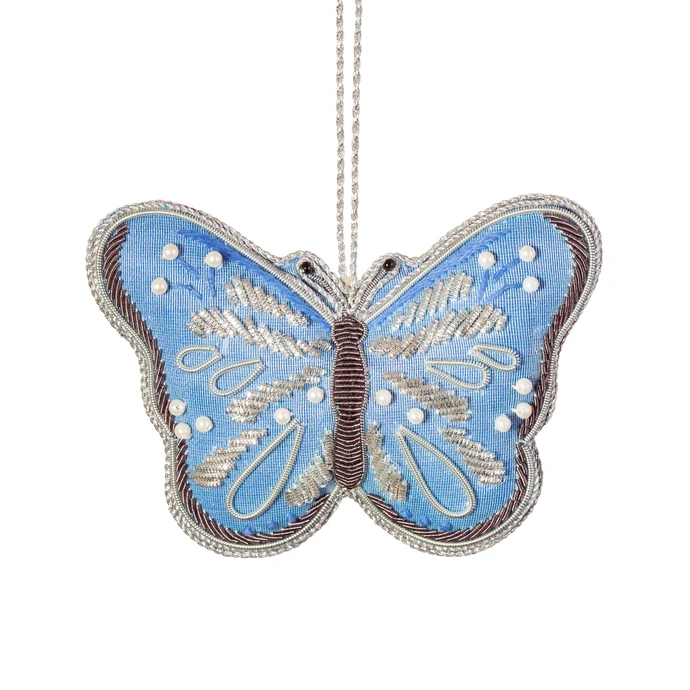 sass & belle / Vianočná ozdoba Butterfly Zari Embroidery