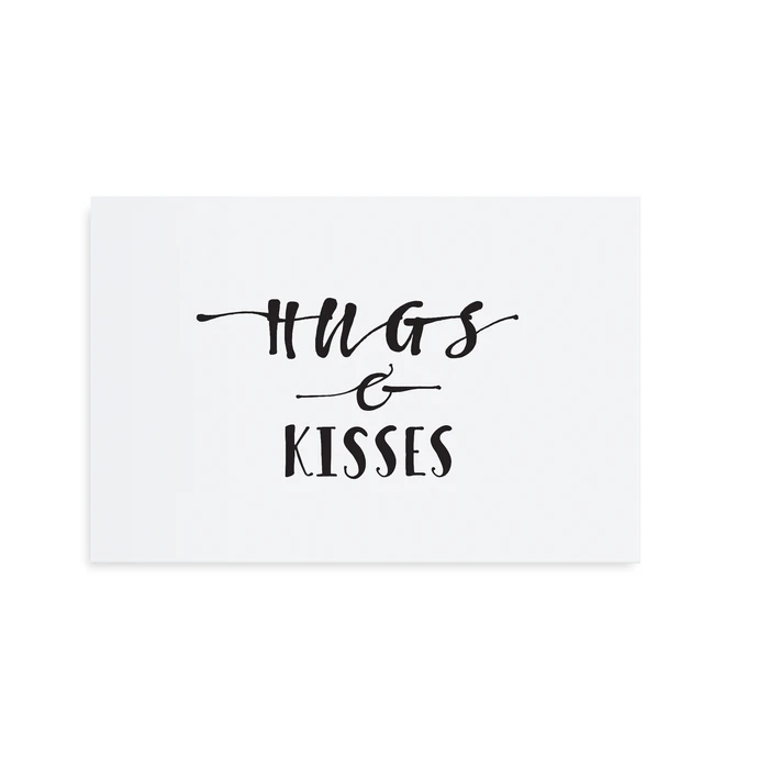 TAFELGUT / Pohľadnica Hugs and Kisses