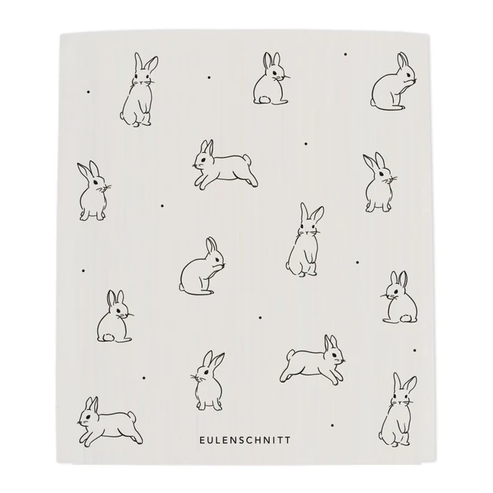 Eulenschnitt / Prírodná hubová utierka Rabbit - set 3 ks