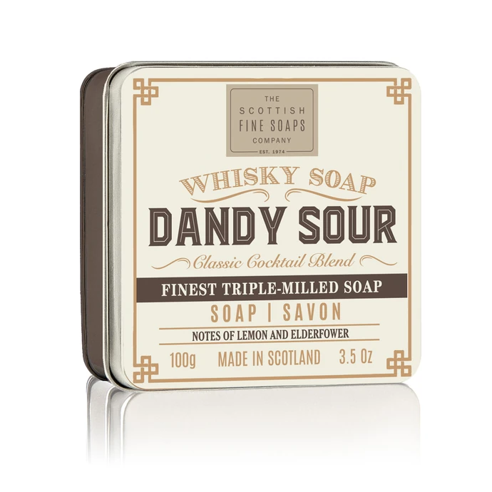 SCOTTISH FINE SOAPS / Mýdlo v plechové krabičce Dandy Sour Cocktail 100 g
