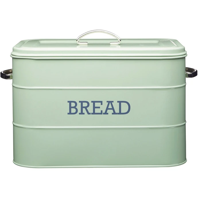 Kitchen Craft / Kovový box na pečivo Bread Sage green