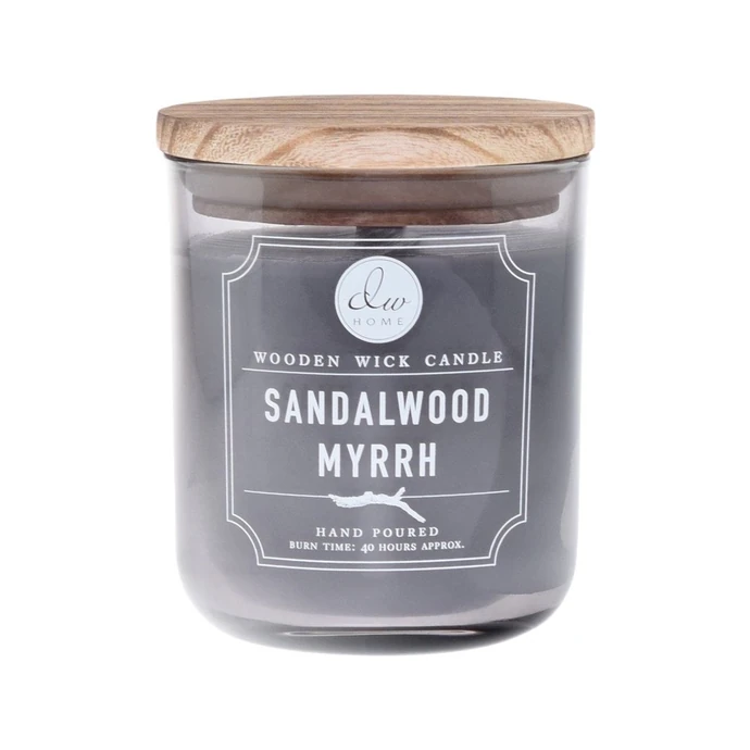 dw HOME / Vonná svíčka s dřevěným knotem Sandalwood Myrrh 326 g