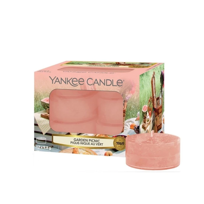 Yankee Candle / Čajové svíčky Yankee Candle 12 ks - Garden Picnic