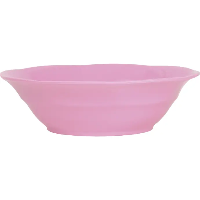 rice / Melaminová polévková miska Pink