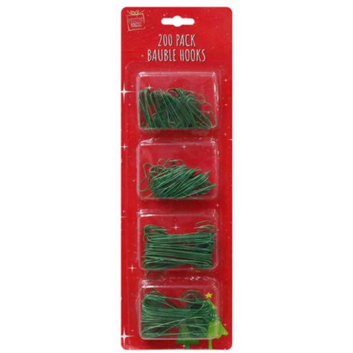 Det Gamle Apotek / Háčky na vánoční ozdoby Green – set 200 ks