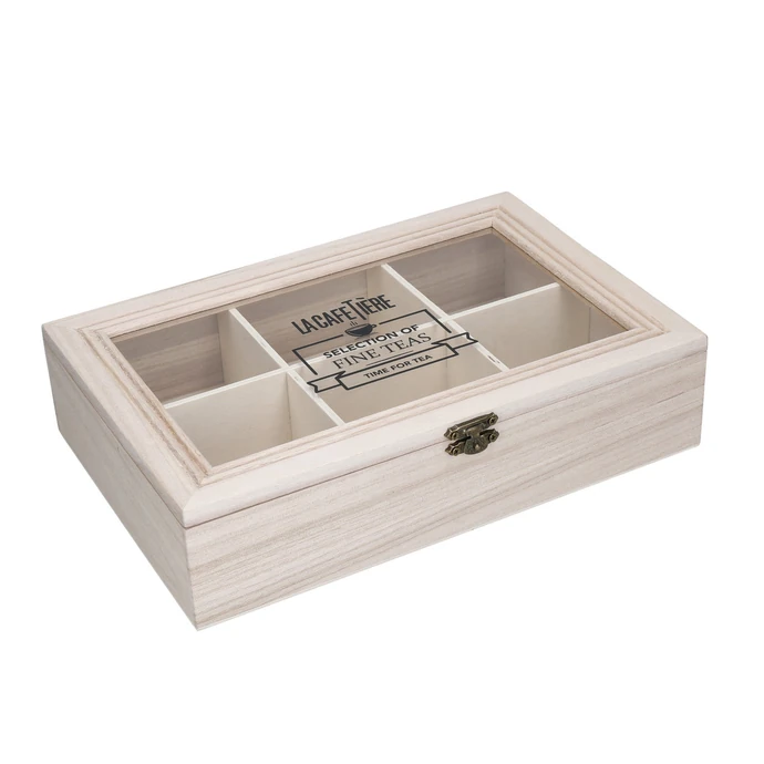 Kitchen Craft / Drevený box na čajové vrecúška Le’Xpress