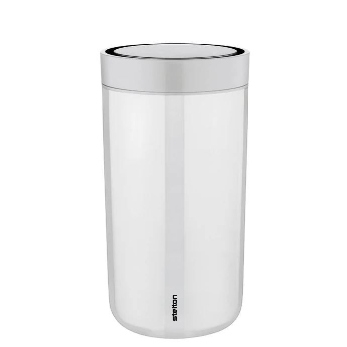 Stelton / Cestovný hrnček To Go Click Steel Chalk 200 ml