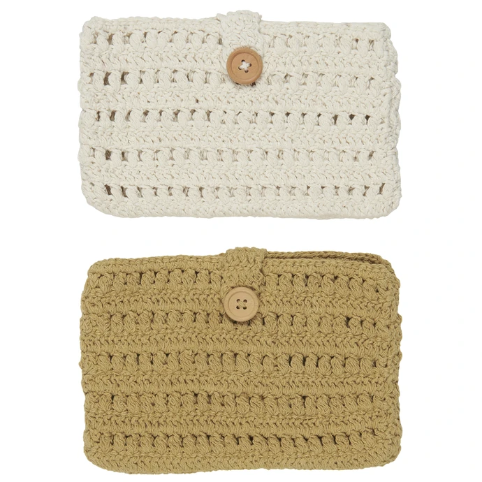 IB LAURSEN / Háčkovaná taštička Crochet