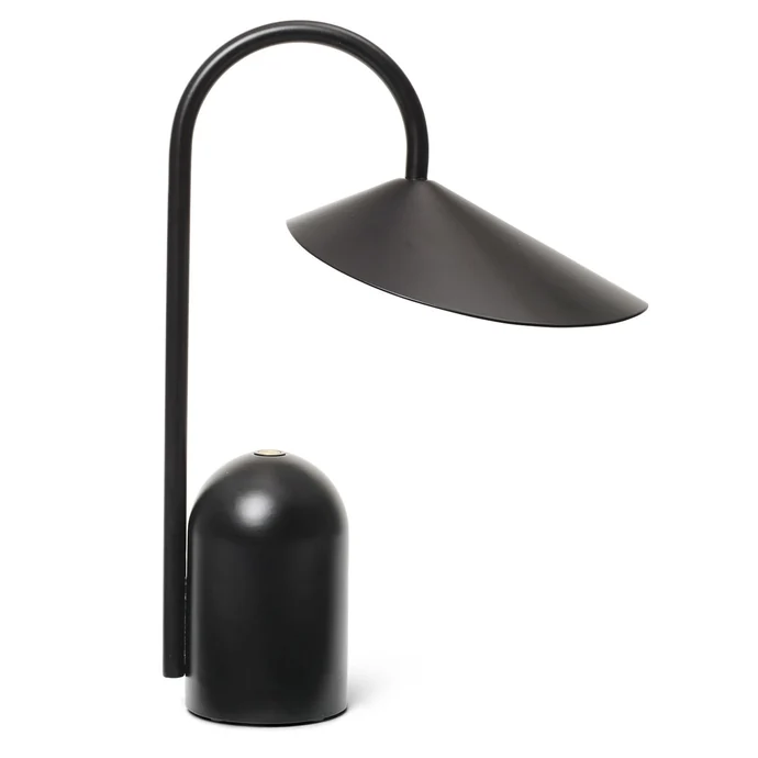 Ferm Living / Stmívatelná LED lampa Arum Black