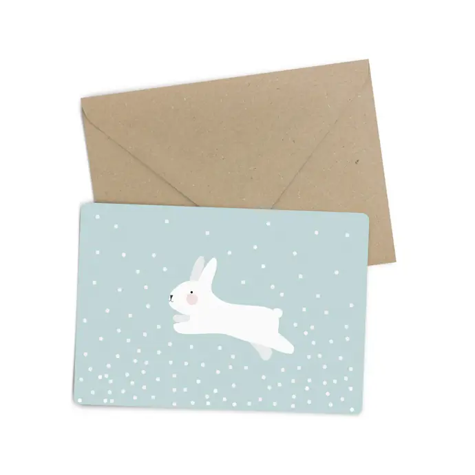EEF lillemor / Přání s obálkou White Rabbit