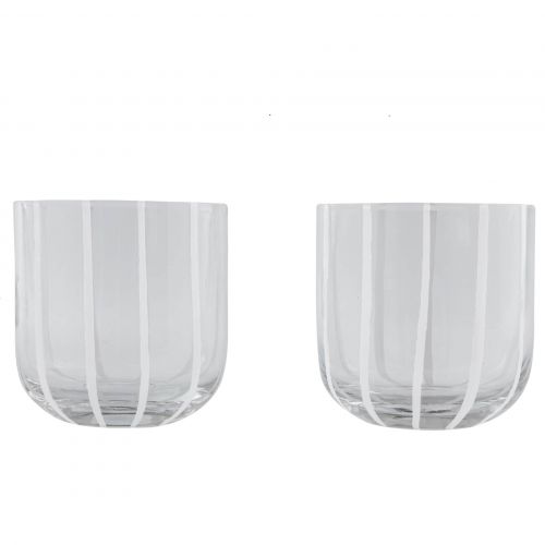 OYOY / Pohár Mizu Glass Clear - set 2 ks