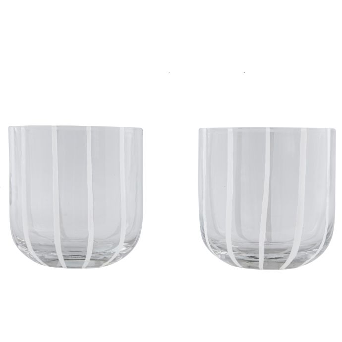 OYOY / Pohár Mizu Glass Clear 320 ml - set 2 ks