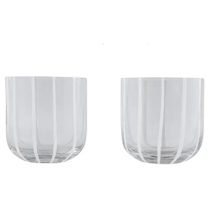 OYOY / Pohár Mizu Glass Clear 320 ml - set 2 ks