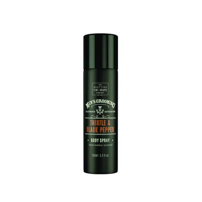 SCOTTISH FINE SOAPS / Pánsky telový sprej Thistle & Black pepper 150ml