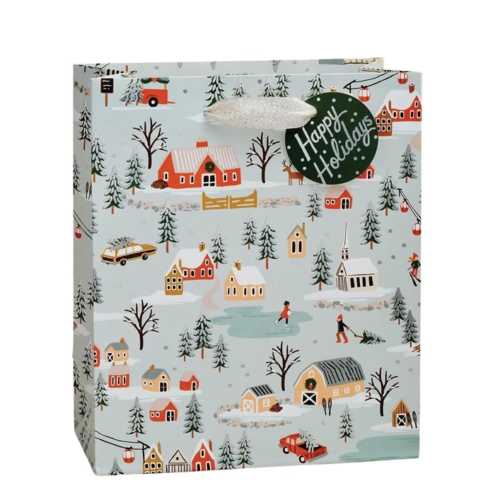 Rifle Paper Co. / Darčeková taška Holiday Village Medium