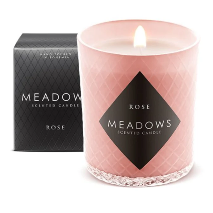 MEADOWS / Luxusná vonná sviečka Ruža