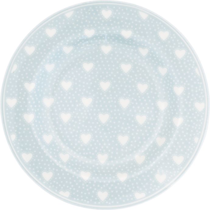 GREEN GATE / Porcelánový talířek Penny Pale Blue 15 cm