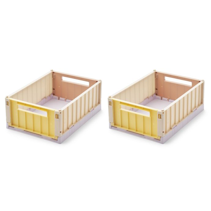LIEWOOD / Přepravka Weston Jojoba Multi mix Small - set 2 ks