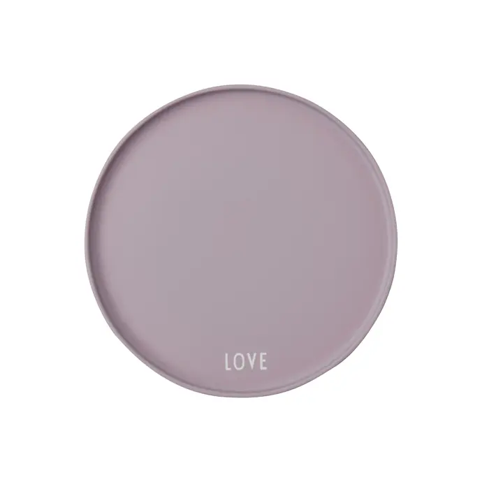 DESIGN LETTERS / Porcelánový tanier Lavender Love 21,3 cm