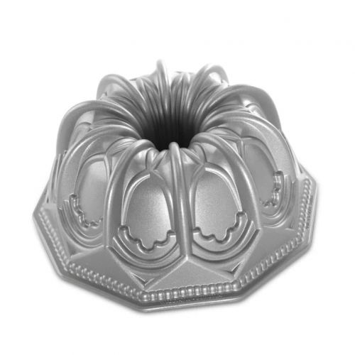 Nordic Ware / Hliníková forma na bábovku Cathedral Silver