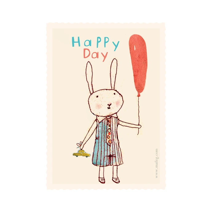 Maileg / Darčeková kartička Happy Day boy