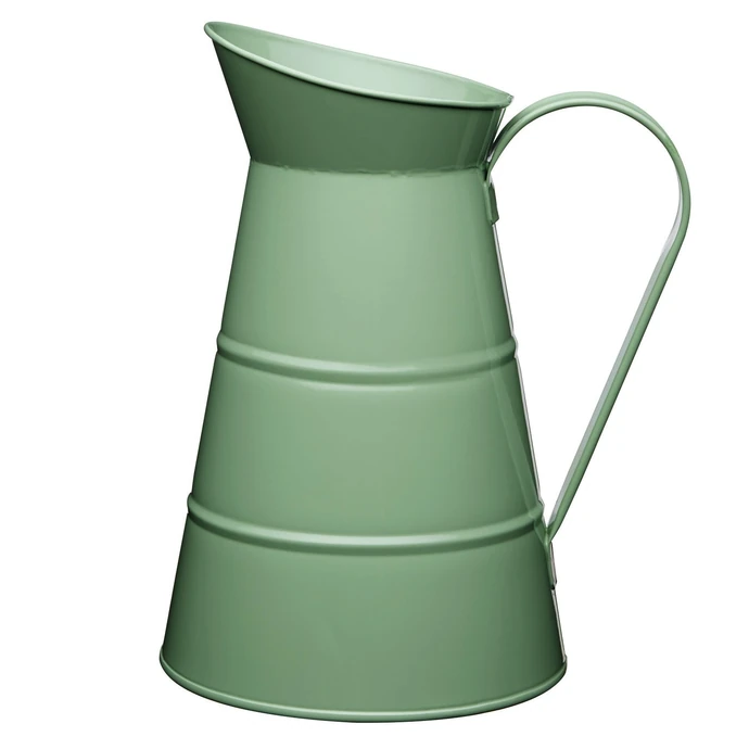 Kitchen Craft / Plechový džbán Sage green 2,3 l